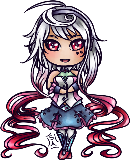 Lovely-diva Maika By Silecenealethea - Cartoon (450x524)