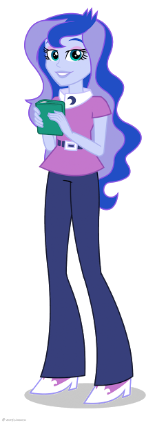 I Cropped By Myself Vice Principal Luna - My Little Pony Equestria Girls Luna (241x611)