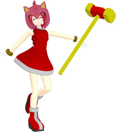 Project Diva Amy Teto Mmd By Waleedtariqmmd - Cartoon (1024x576)
