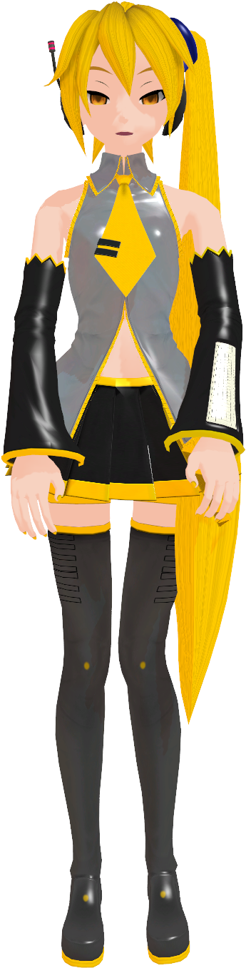Project Diva Neru By Tokkuchan - Cartoon (1112x1384)
