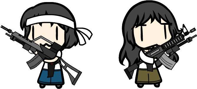 Rumiflan 6 2 Walfaz Weapon - Cartoon (687x327)