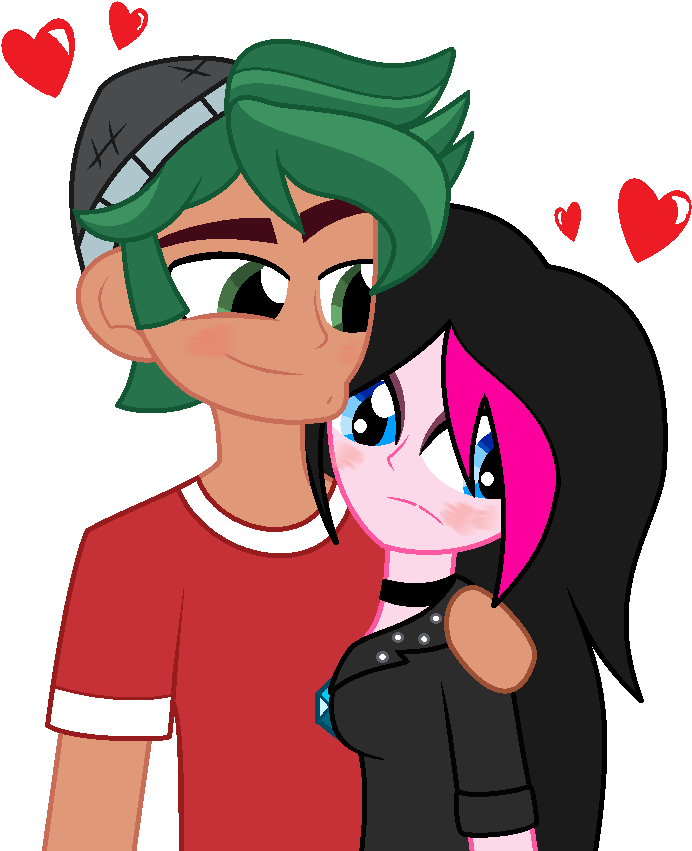 [art Trade] Zoe Star X Timber Spruce By Iamsheila - Cartoon (735x869)