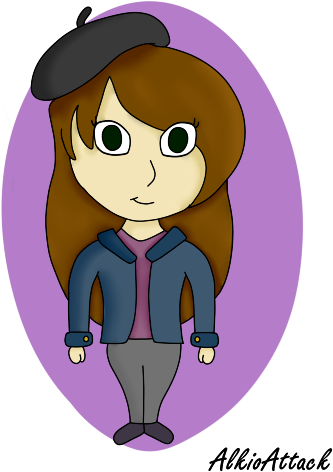 Cartoon By Alkioattack - French Cartoon Girl (774x1032)