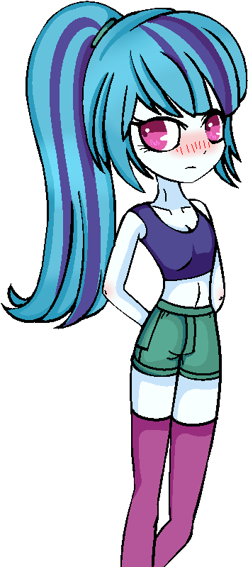 Sonata Dusk - Cartoon (421x829)
