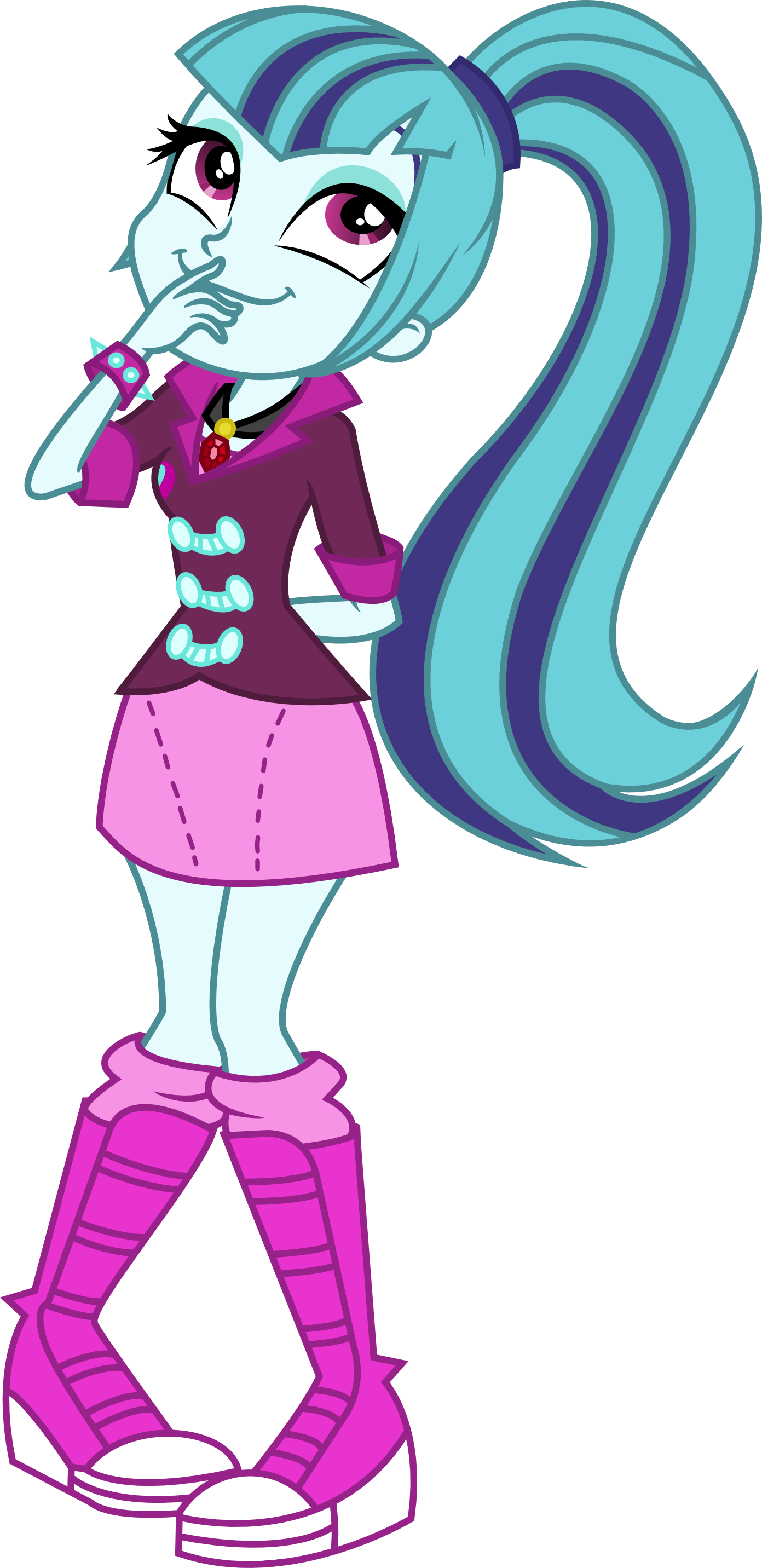 Equestria Girl 2 Rainbow Rocks By Zeldarondl - Equestria Girls Rainbow Rocks Sonata Dusk (1392x2864)