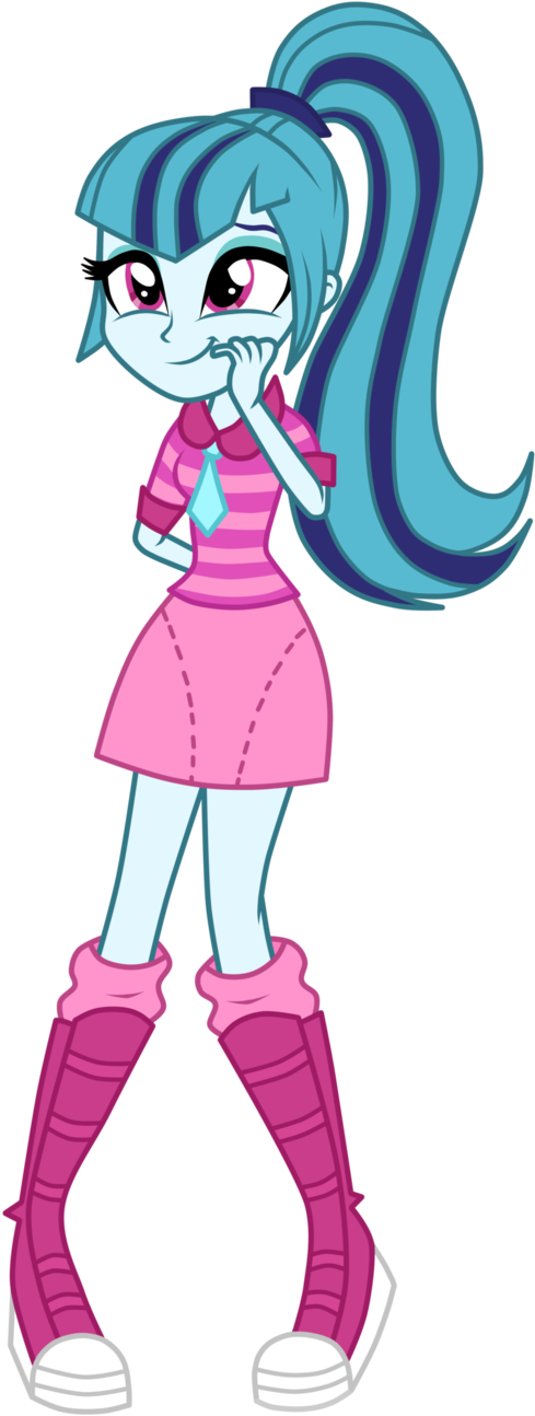 Sonata Dusk As Rainbooms By Mixiepie On Deviantart - Mlp Eg Sonata Dusk As Rainbooms (592x1347)