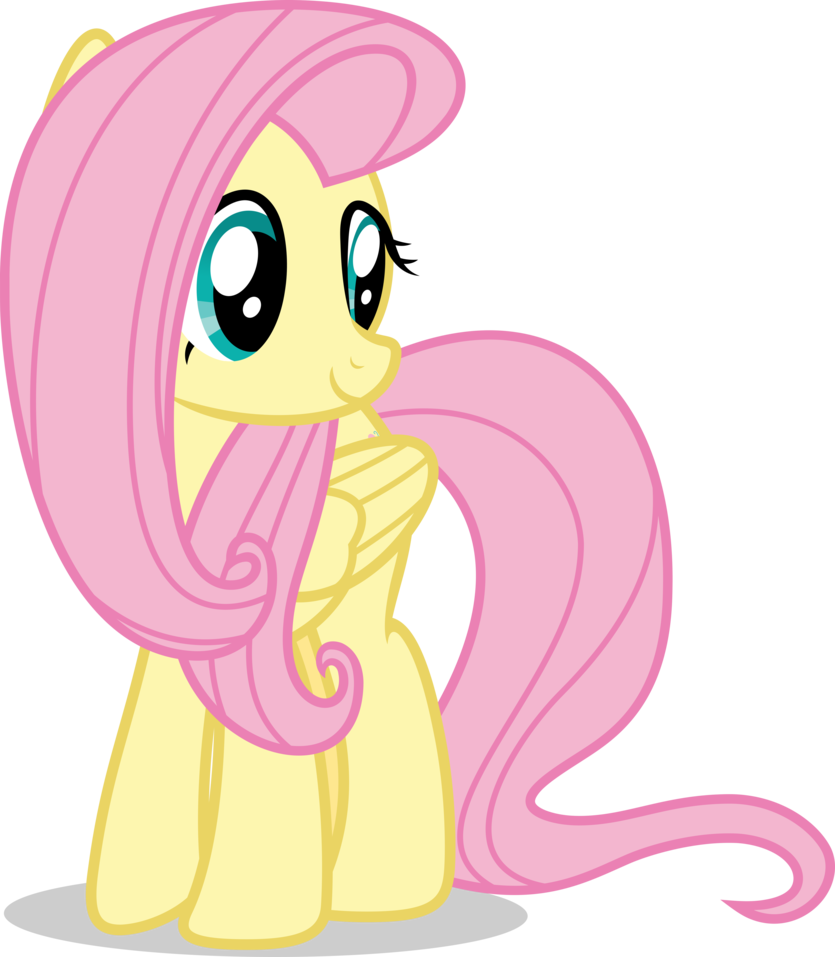 Mlp Fim Fluttershy Vector - Fluttershy Vector (835x957)