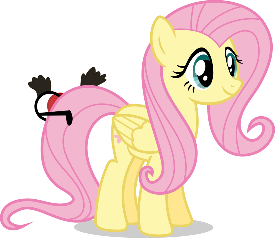 Mlp Fluttershy Happy Vector Download - Mlp Fluttershy Vector Transparent (962x831)