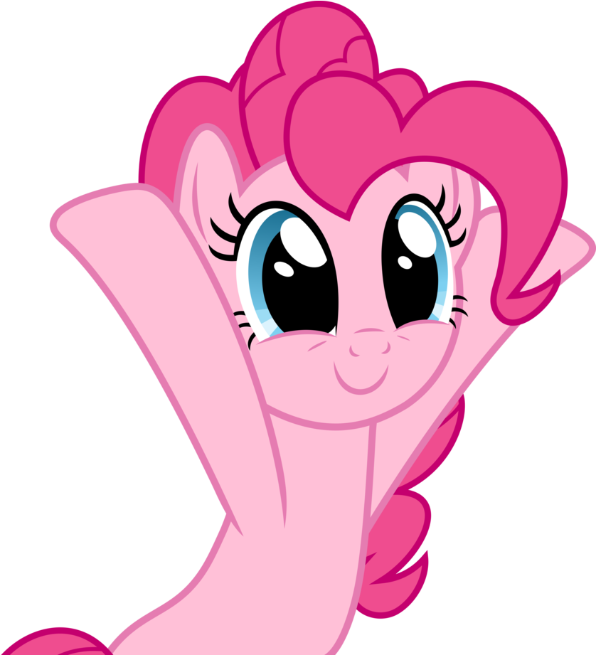 Mlp Fim Pinkie Pie Vector By Luckreza8 - Pinkie Vector (868x920)
