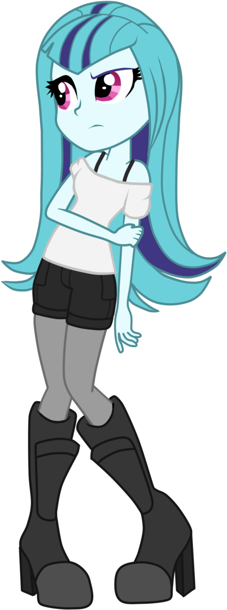 Sonata Dusk New Look By Rinquettes120 - Mlp Eg Sonata Dusk New Outfits (598x1334)