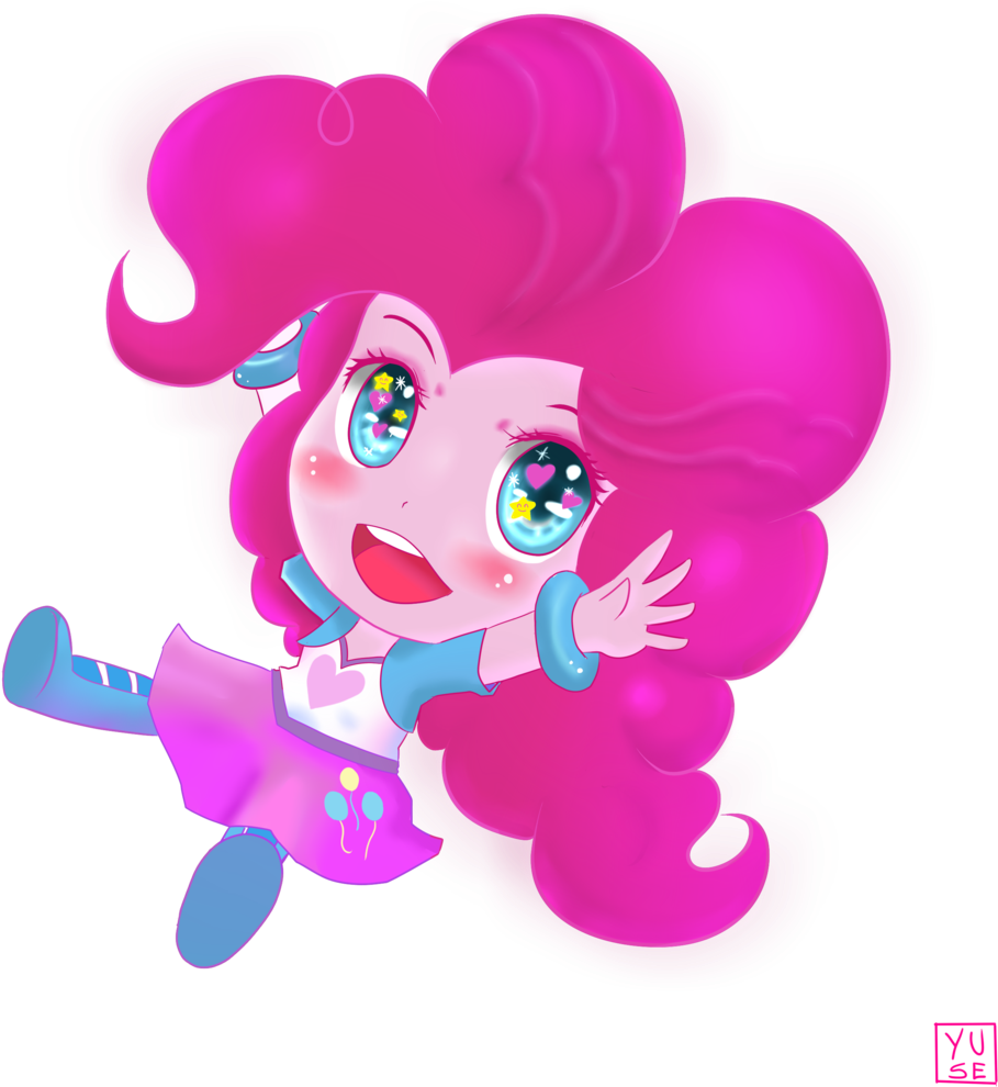 Stunning Pinkie The Chibi Style By Minusclass With - Equestria Chibi Girls Pinkie Pie (1024x1024)