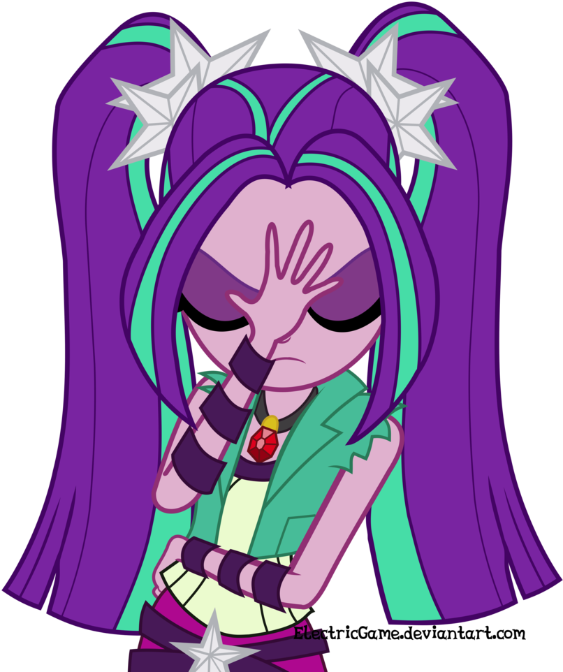 Mlp Eg Rainbow Rocks Aria Blaze Vector 2 By Electricgame - Mlp Starlight Glimmer And Aria Blaze (826x967)