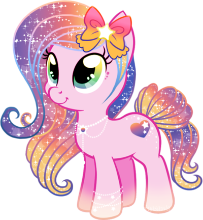 Star Glitter Mane Pony Adoptable Closed By Kingphantasya - My Little Pony Princess Fluttershy (400x432)