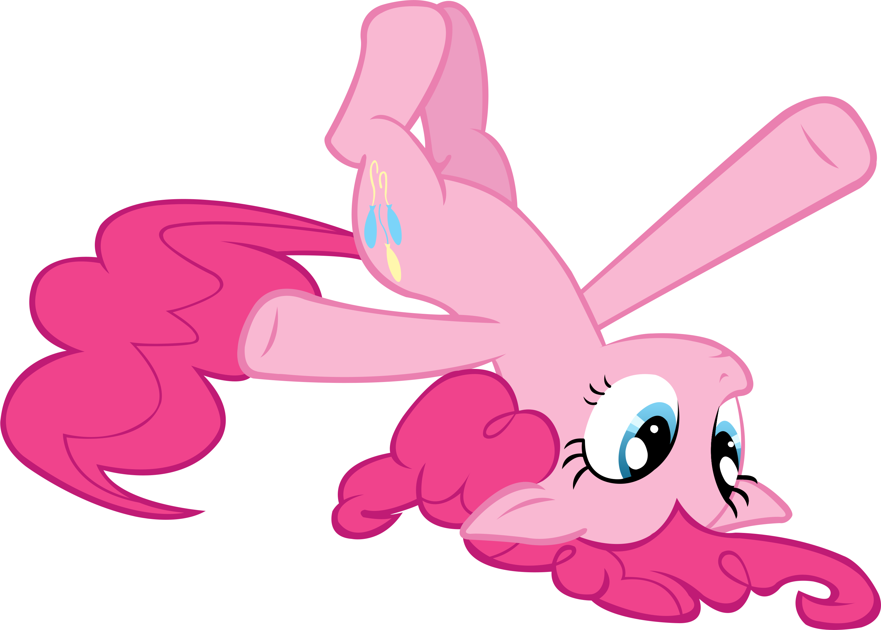 Best Pinkie Pie Laying Down By Indigo Pinkie Pie Laying - Mlp Pinkie Pie Ly...