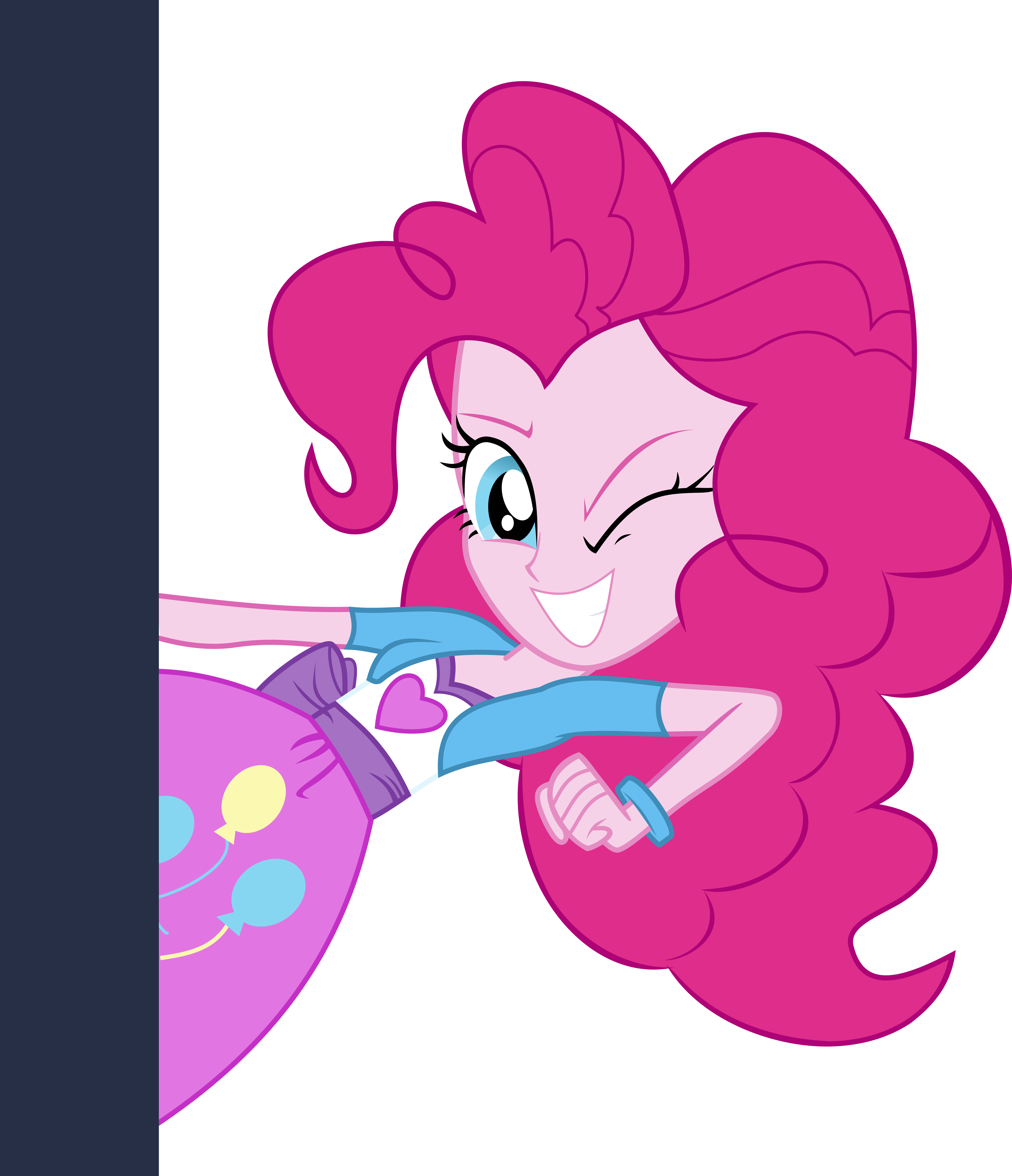 Pinkie Pie Winking By Mit-boy On Deviantart My Little - Pinkie Pie Winking By Mit-boy On Deviantart My Little (6866x7979)