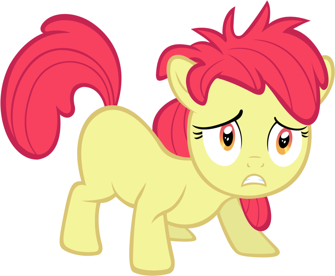 Accessory-less Edit, Apple Bloom, Artist - Cartoon (1166x1024)