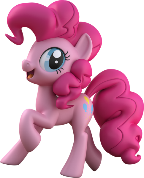 3d, My Little Pony - Pinkie Pie My Little Pony Movie (485x600)