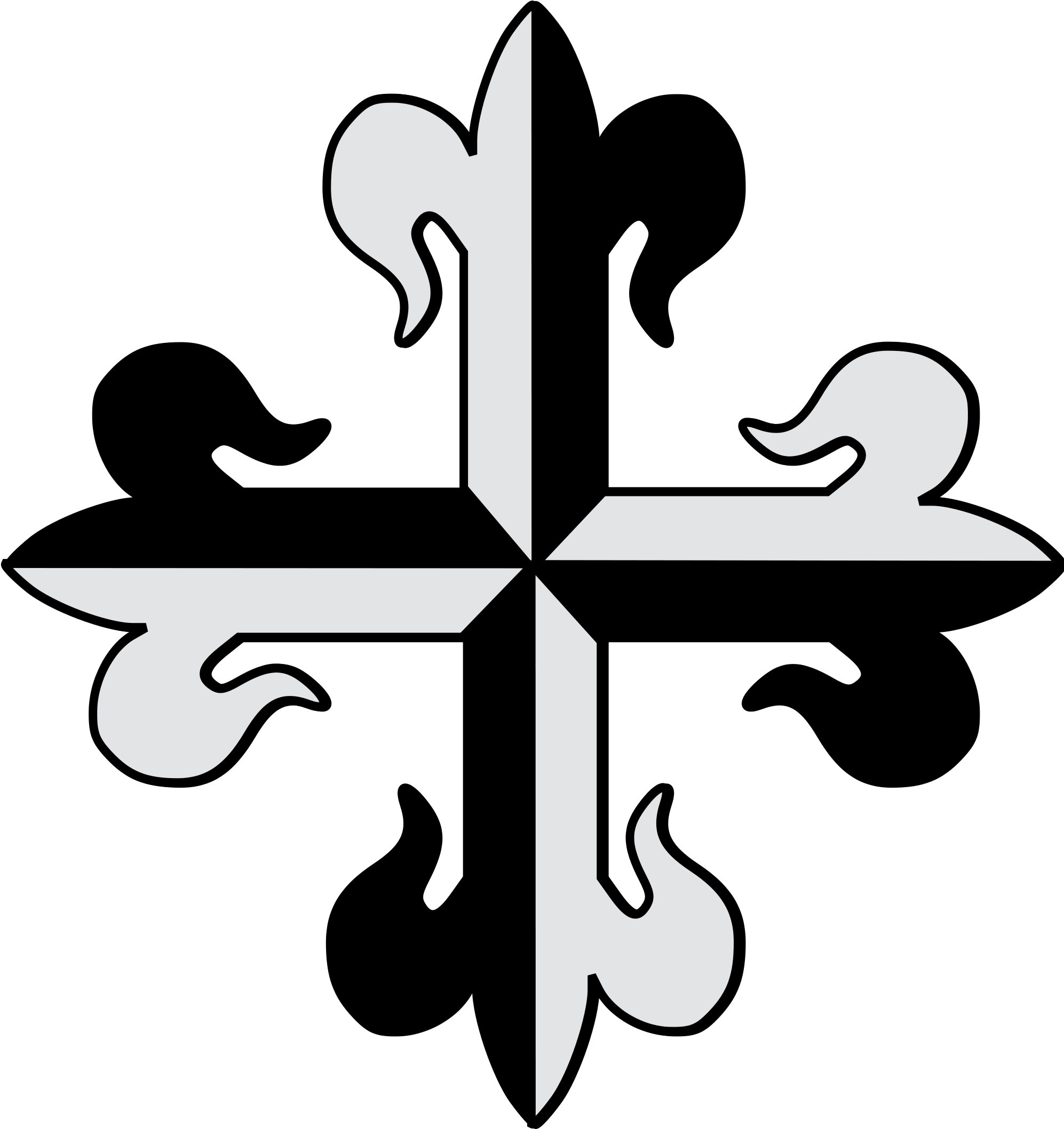 File Dominican Cross Svg Wikimedia Commons Rh Commons - Dominican Cross (2000x2200)
