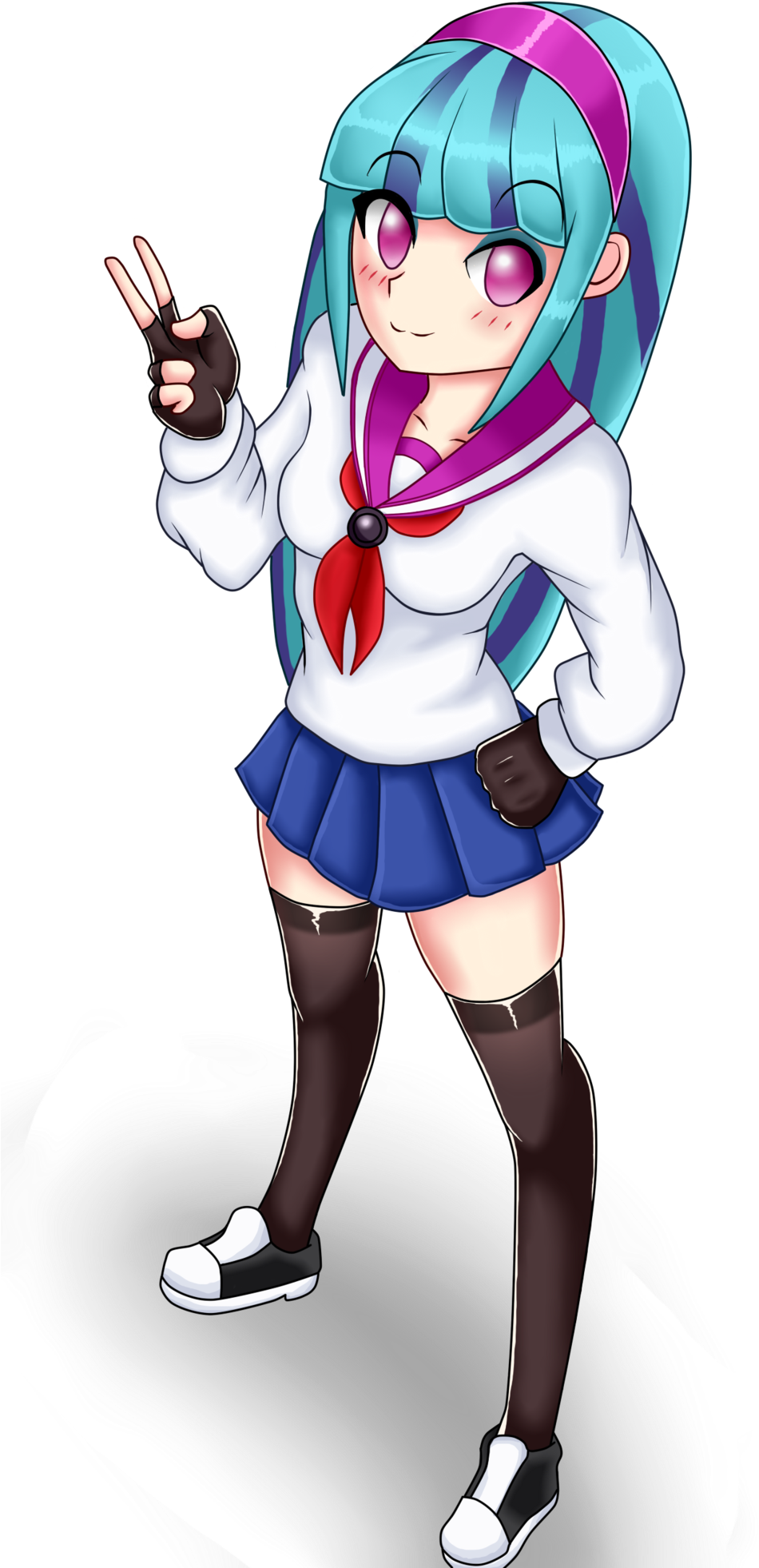 Clothing Cartoon Human Hair Color Anime Joint Fictional - Cartoon (1024x2083)