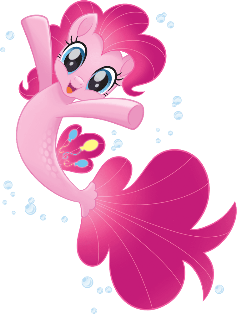 Mlp The Movie Seapony Pinkie Pie Official Artwork - My Little Pony Pinkie Pie Seapony (758x1003)