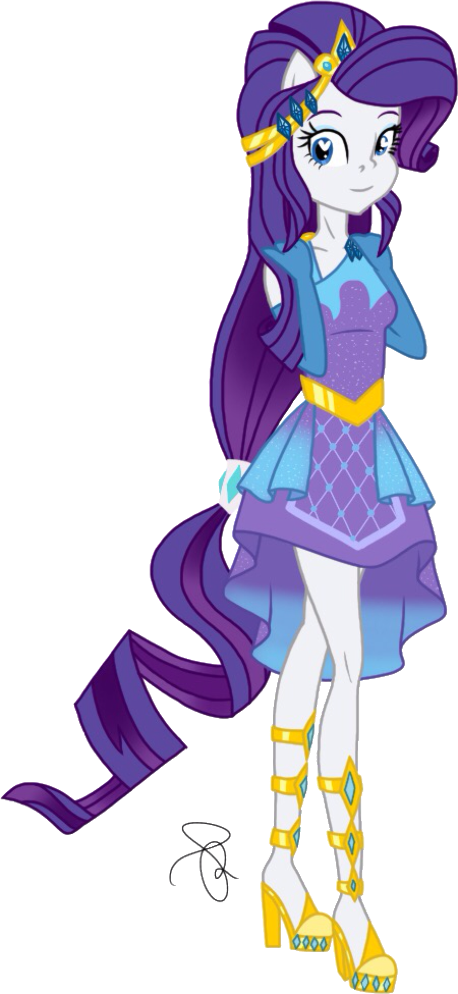 Ilaria122, Clothes, Dress, Equestria Girls, Female, - Equestria Girls Forgotten Friendship Rarity (1024x2048)