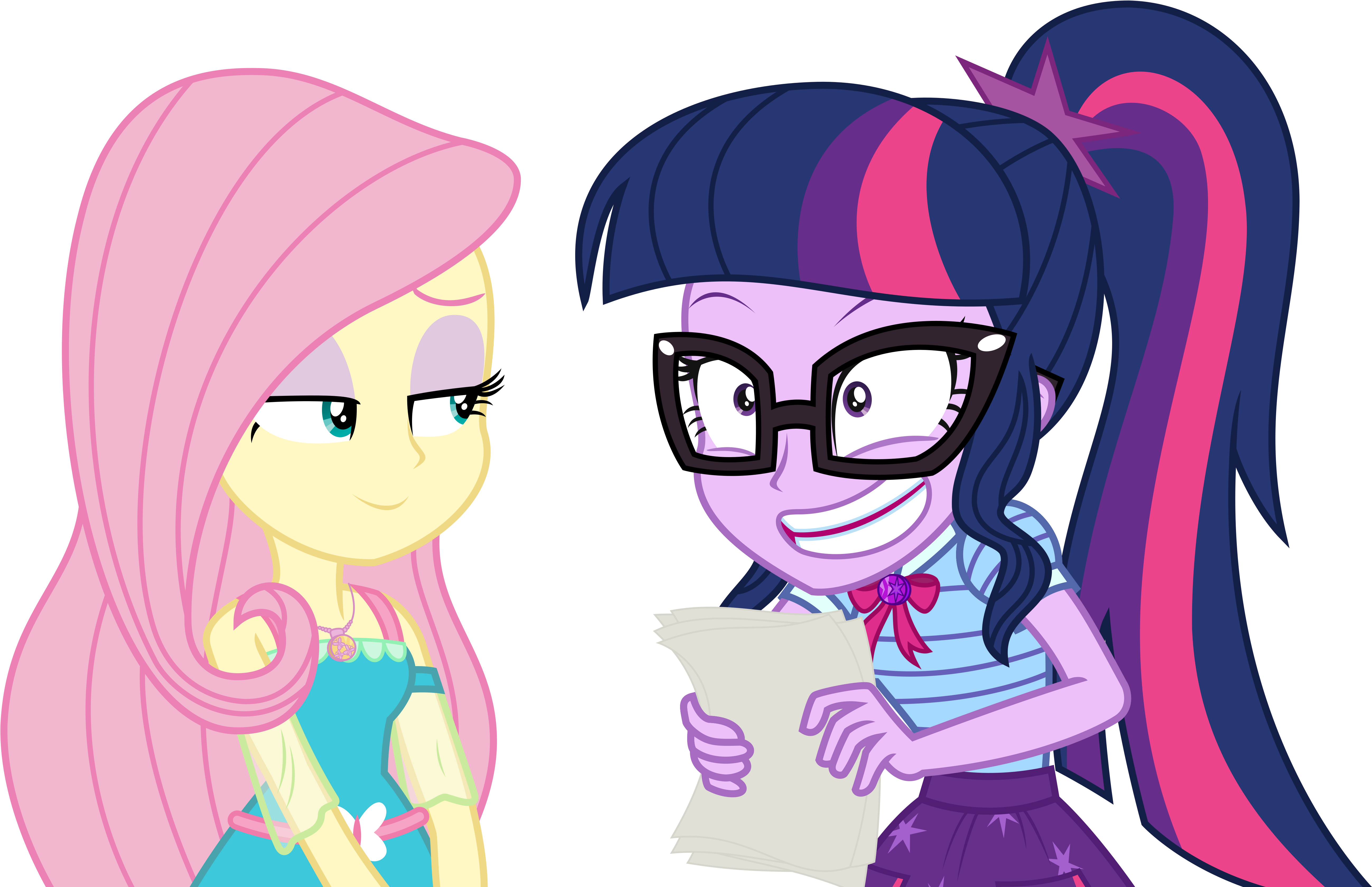 Sketchmcreations, Equestria Girls, Faic, Fluttershy, - Eqg Sci Twi Forgotten Friendship (5263x3375)
