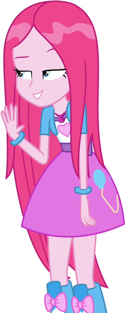 Sketchmcreations, Equestria Girls, Monday Blues, Pinkamena - Pinkamena Diane Pie Equestria Girls (422x1024)
