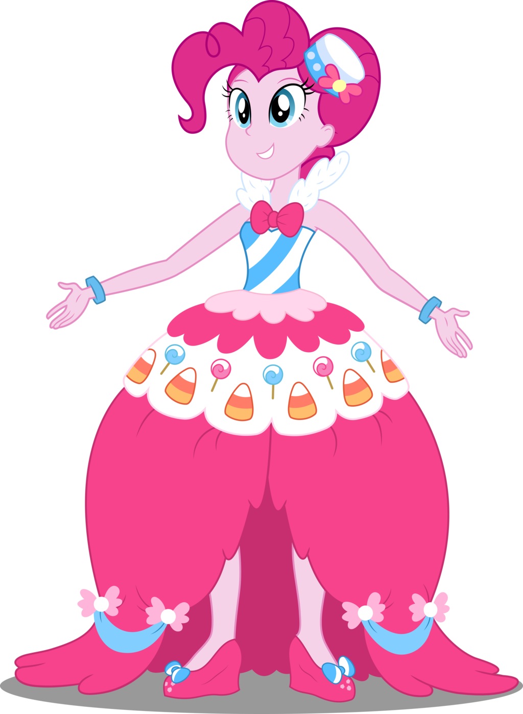 Pinkie Pie By Icantunloveyou On Deviantart My Little - Mlp Pinkie Pie Gala Dress (1024x1399)