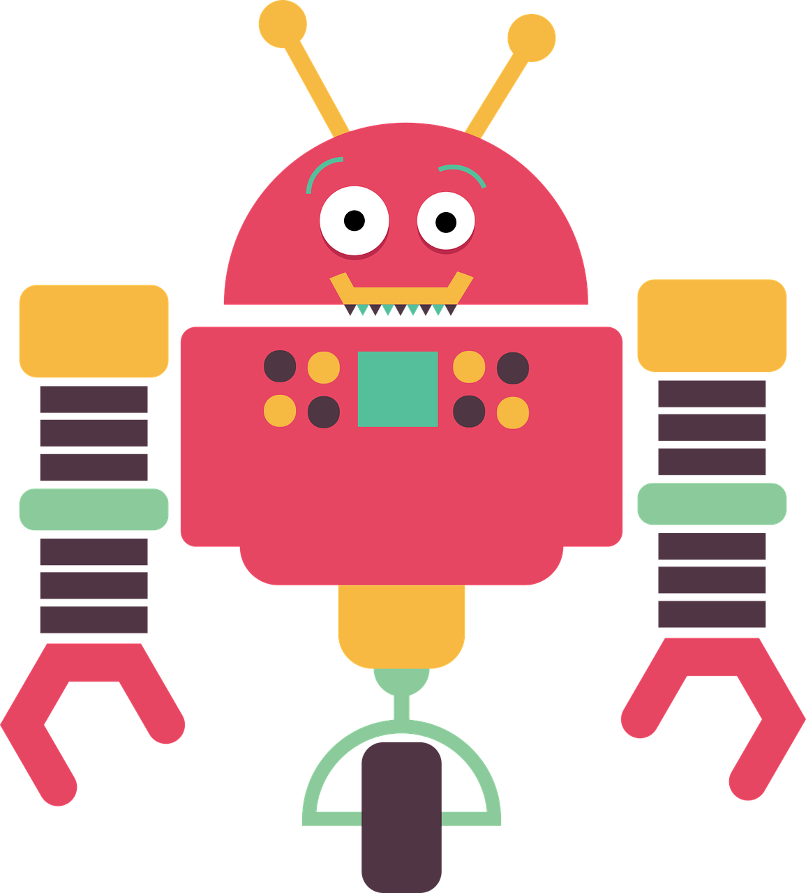 Sponsor A Student For Stem At Igs - Robot Graphic (1155x1280)