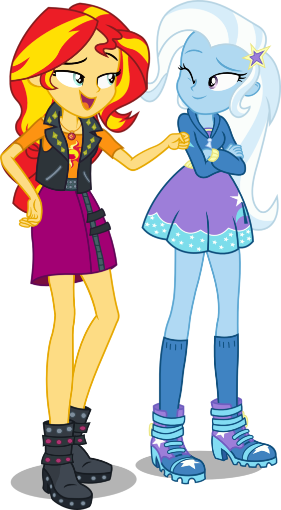 Seahawk270, Boots, Clothes, Crossed Arms, Cute, Equestria - Equestria Girls Forgotten Friendship Sunset Shimmer (564x1024)