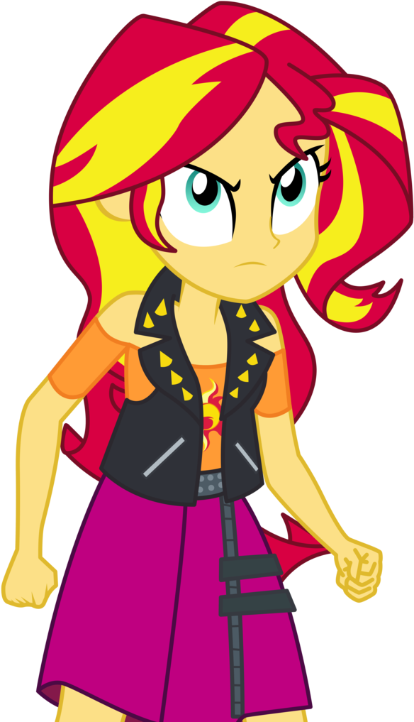 Absurd Res, Artist - My Little Pony Equestria Girl Sunset Shimmer Angry (652x1024)