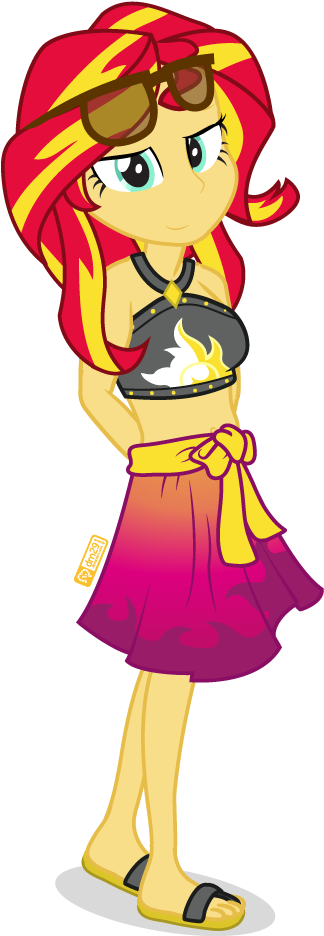 Dm29, Belly Button, Clothes, Equestria Girls, Forgotten - Art (375x975)