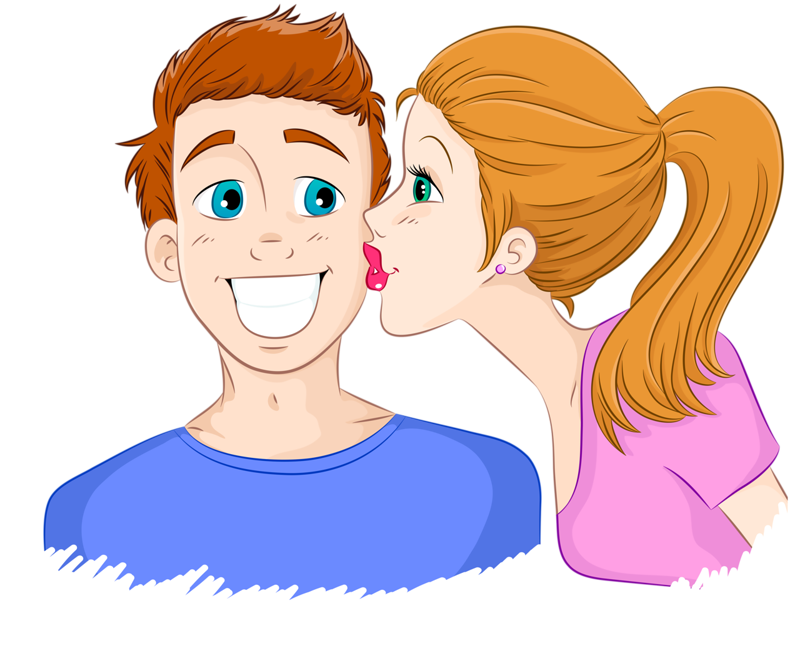 Cheek Kissing Clip Art - Kiss Cartoon Cute Gif - (800x658) Png Clipart Download Cheek Kissing Clip Art - Kiss Cartoon Cute Gif - (800x658) Png Clipart Download
