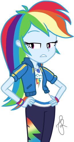 Ilaria122, Bedroom Eyes, Clothes, Equestria Girls, - Equestria Girls Forgotten Friendship Rainbow Dash (323x525)
