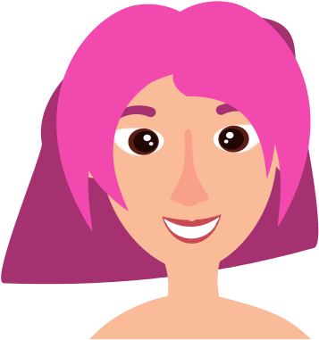 Happy Woman Face Cartoon - Cartoon (550x550)