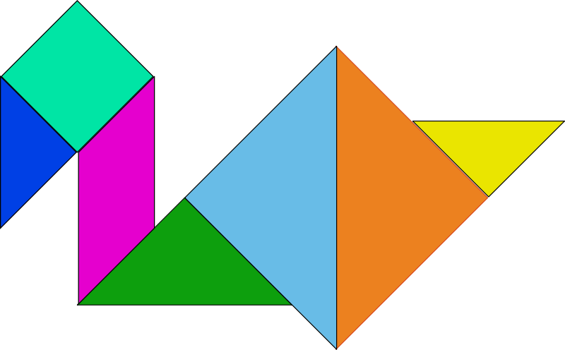 Similar Clip Art - Tangram Clipart (1210x750)