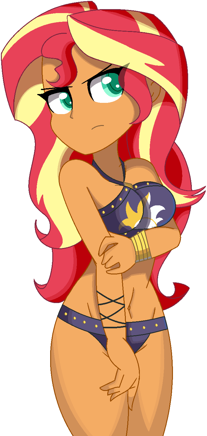 Adorasexy, Annoyed, Artist - Sunset Shimmer (681x1433)
