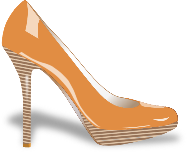 Women's Shoes Clipart Womens Shoe Clip Art At Clker - Women's Shoe Clip Art (600x487)