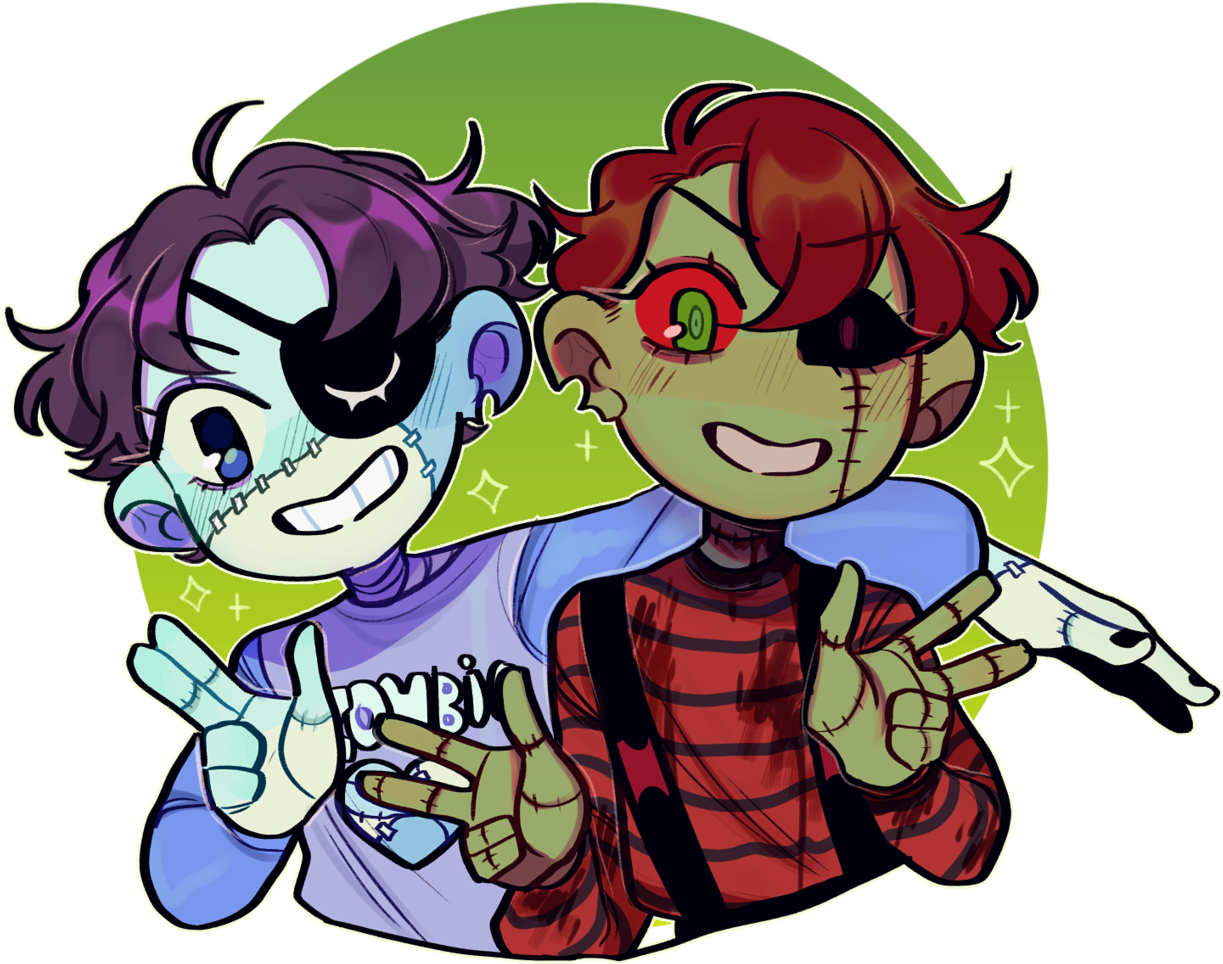 I Havent Post Lately About My Ocs Haha - Cartoon (1280x1026)