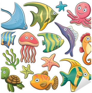 Vinilo Pixerstick Colección Animales Del Mar • Pixers® - Sea Animals (400x400)