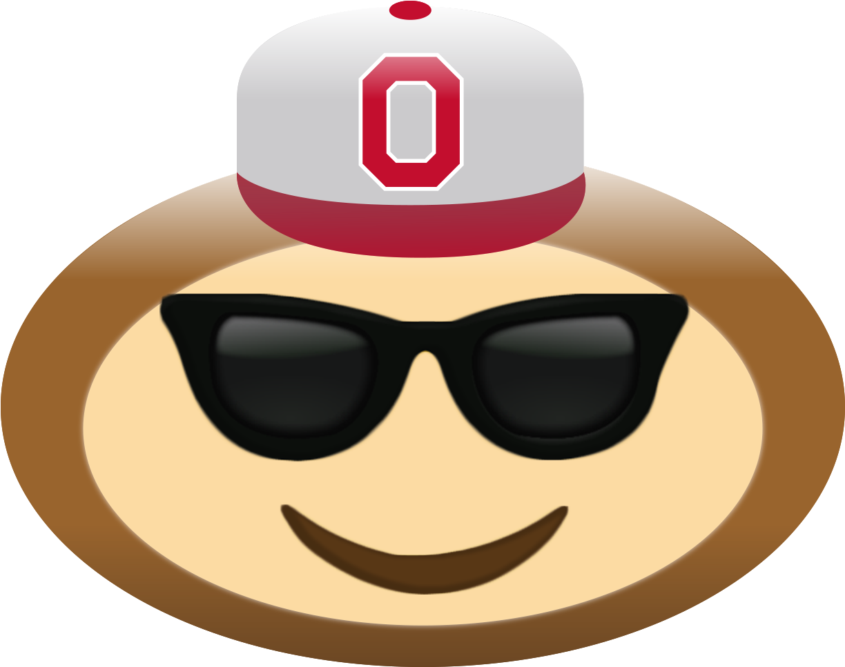 Ohio State Brutus Png Transparent Ohio State Brutus - Ohio State Buckeye Emojis (1500x1500)