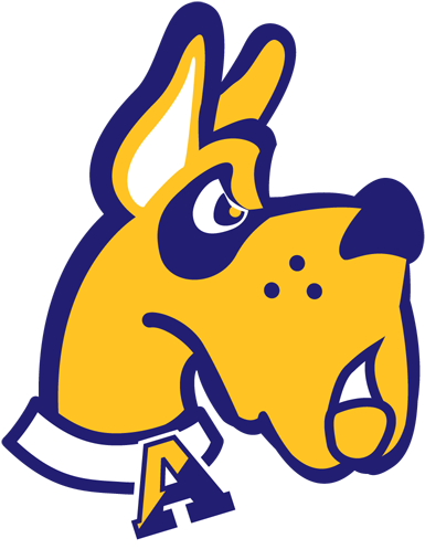 Who's The Most Fun To Watch - University Of Albany Great Danes (500x500)