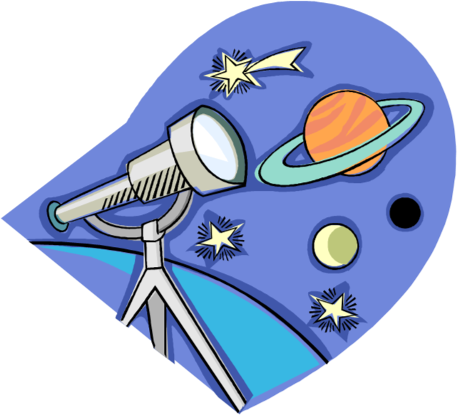 Now 6 Party Themes To Choose From - Astronomy Clipart (647x595)
