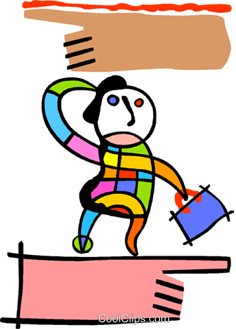 Businessman Lost Looking For Directions Royalty Free - Montessori Education (344x480)