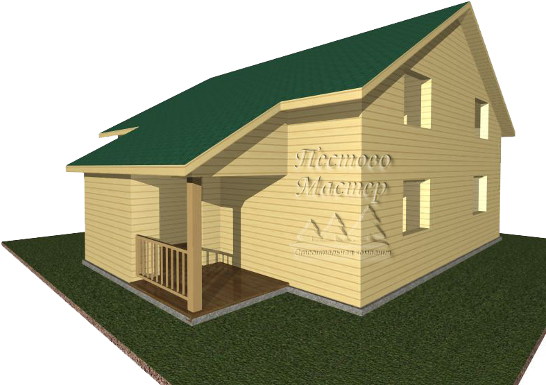 План Сруба №10 9х10 1235000 Рублей - Log Cabin (800x600)