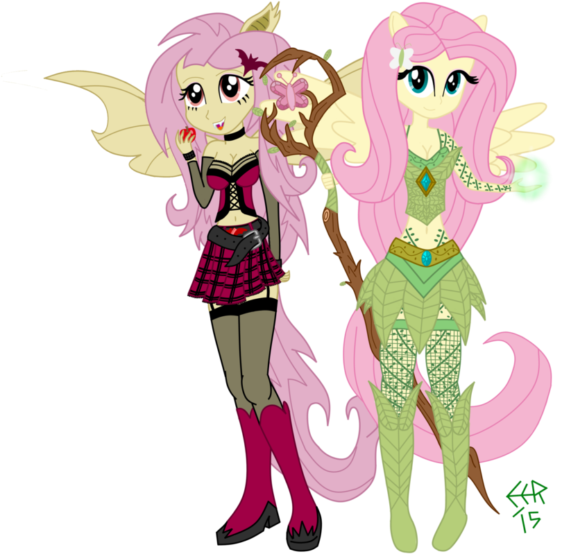 Got Bored, Stuck My Two Fluttershys Together, Would - Cartoon (1024x835)