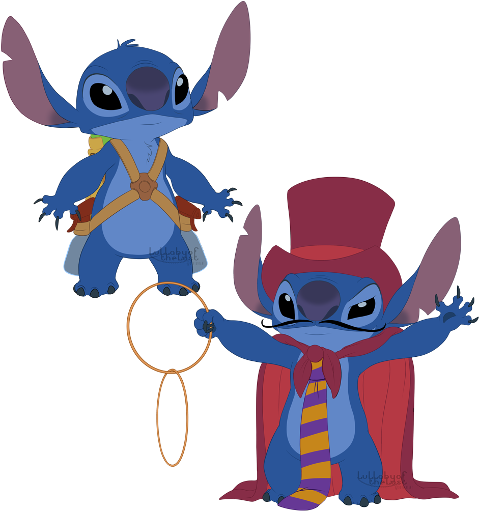 Stitch's Outfits By Lullaby Of The Lost - Lullaby Of The Lost (1000x1056)