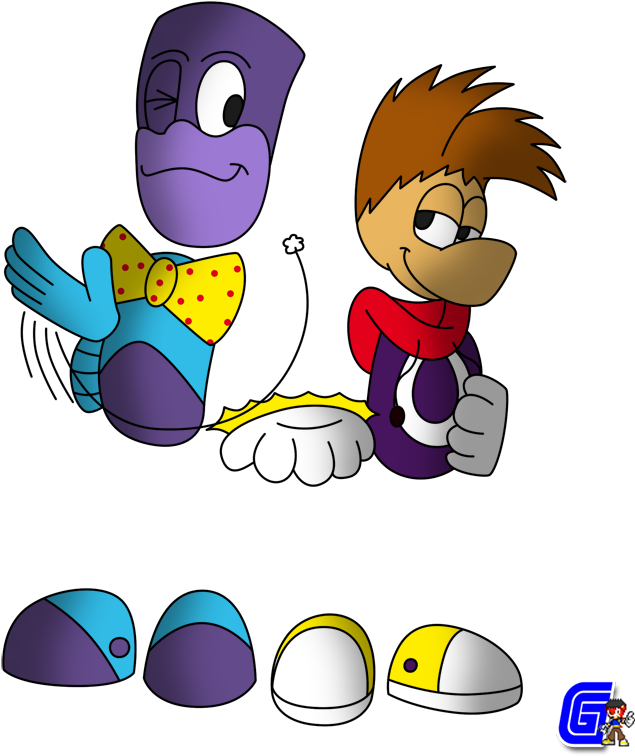 Long Lost Cousins - Rayman (685x800)