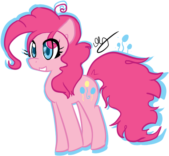 My Little Pony Friendship Is Magic Wallpaper Probably - Draw Pinkie Pie (661x578)