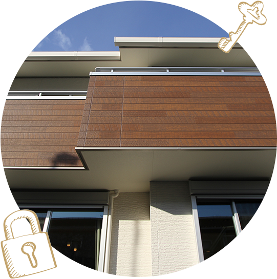 ひらめきほーむには、防犯対策評価鑑定士 をもったセキュリティーアドバイザーが在籍。 - Architecture (640x640)